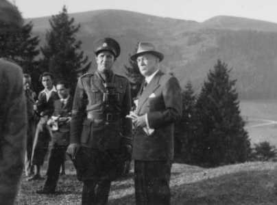 S prezidentem E. Benešem v Donovalech