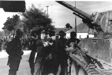 řízení bojů v údolí Nitry - 1944